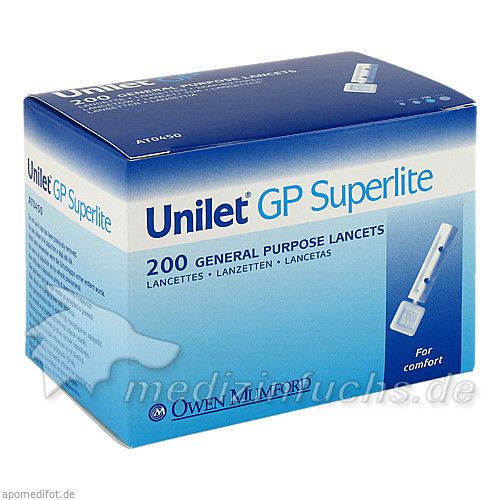 UNILET GP Superlite Lanzetten, 200 ST