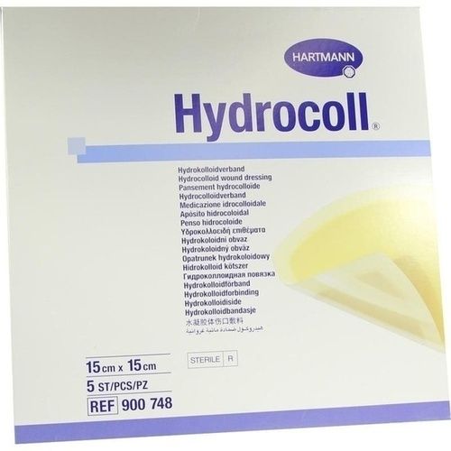 HYDROCOLL 15X15CM WUNDVERB 900673/7, 5 ST