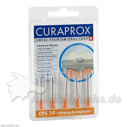 Curaprox CPS 24 orange Interdentalbürsten, 5 ST