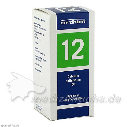 Biochemie Orthim NR12 Calcium sulfuricum D 6, 400 ST