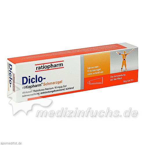 Diclo-ratiopharm Schmerzgel, 50 G