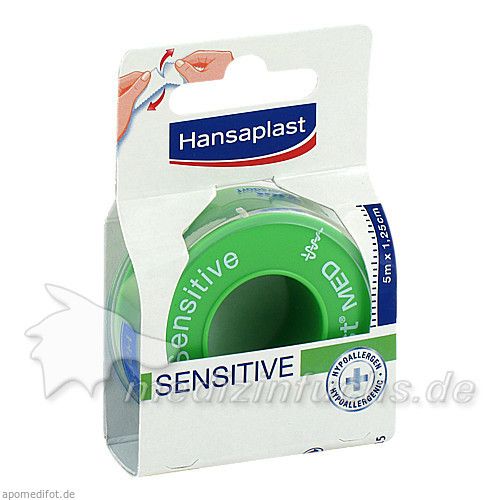 Hansaplast Fixierpflaster Sensitive 5mx1.25cm, 1 ST