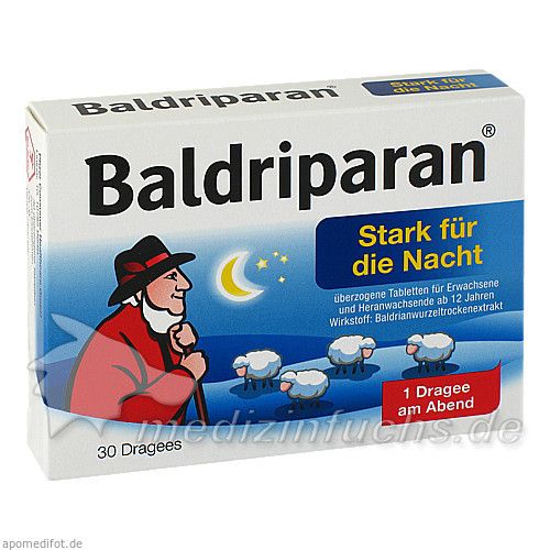 Baldriparan stark für die Nacht, 30 ST