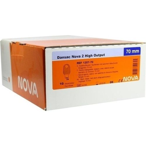 Dansac Nova 2 High Output Drainagebeutel 1207-70, 10 ST