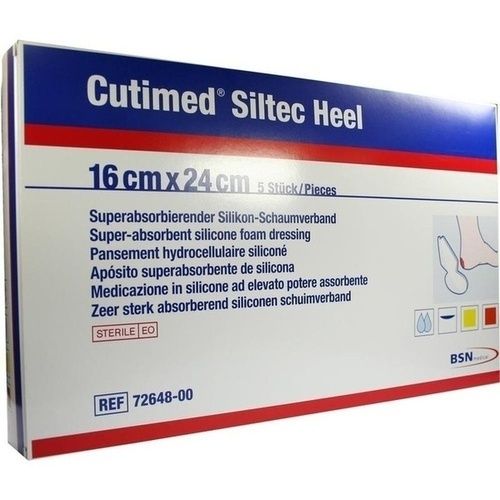 Cutimed Siltec Heel 16x24cm, 5 ST