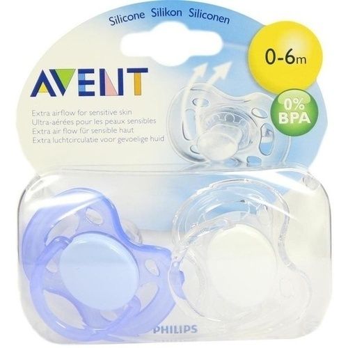 AVENT SCHNULLER FREEFLOW 0-6M BPA-FREI, 2 ST