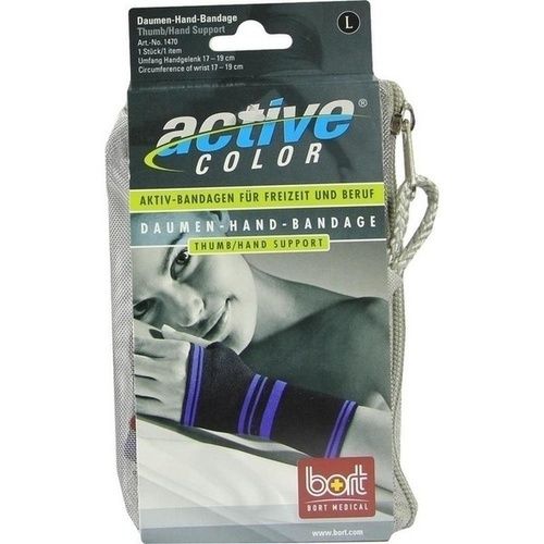 BORT ActiveColor Daumen-Hand-Bandage schwarz large, 1 ST