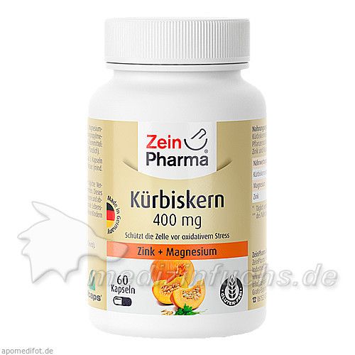 Kürbiskern Plus Zink + Magnesium, 60 ST