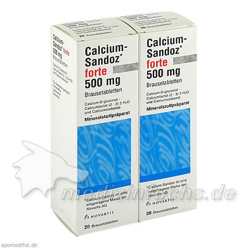 CALCIUM SANDOZ FORTE, 40 ST