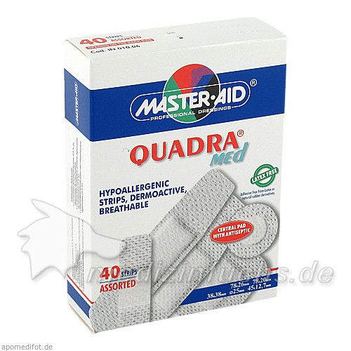 QUADRA MED Pflaster 5 Formate Master Aid, 40 ST