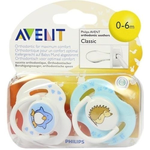 AVENT Schnuller verschiedene Motive 0-6m, 2 ST