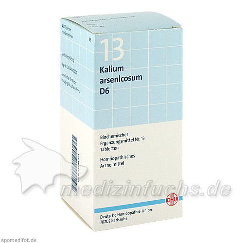 BIOCHEMIE DHU 13 Kalium arsenicosum D 6 Tabl., 420 ST