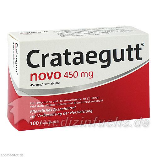 CRATAEGUTT NOVO 450mg, 100 ST