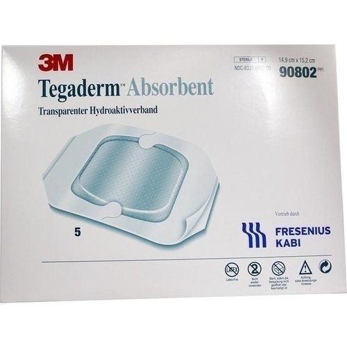 Tegaderm Absorbent FK rechteck 14.9x15.2cm Verband, 5 ST