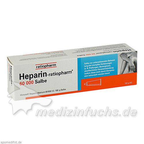 Heparin Ratiopharm 60000 Salbe, 150 G