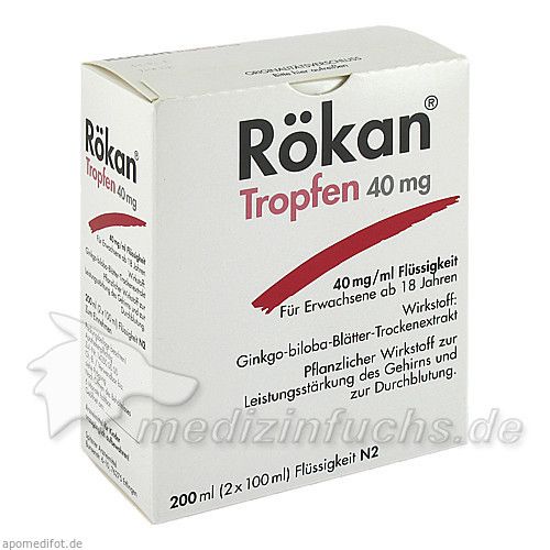 RÖKAN Tropfen 40 mg, 2X100 ML