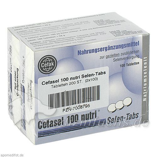 Cefasel 100 nutri Selen-Tabs, 200 ST