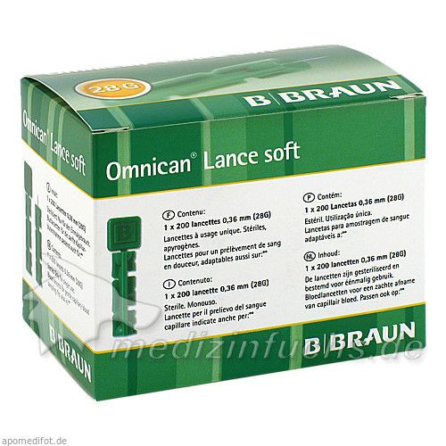 OMNICAN LANCE SOFT LANZETTEN, 200 ST