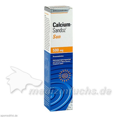 Calcium-Sandoz Sun, 20 ST