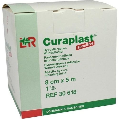 CURAPLAST WUNDSCHNELLVERBAND SENSITIV 8CMX5M, 1 ST