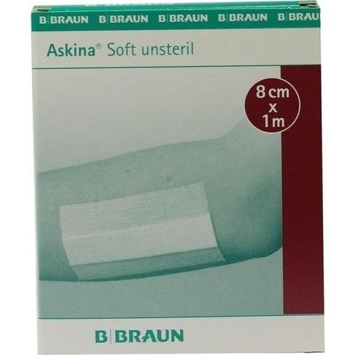 ASKINA SOFT UNST 1MX8CM HYPOALLERGENER WUNDVERBAND, 1 ST