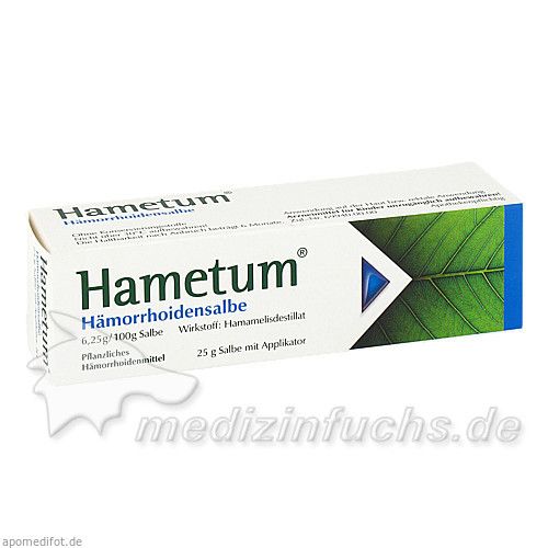 Hametum Haemorrhoiden Salbe, 25 G