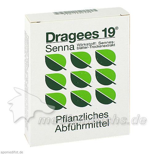 Dragees 19 Senna, 28 ST