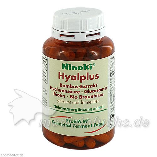 Hinoki Hyalplus mit Bambus-Extrakt Kapseln, 120 ST