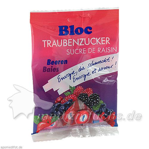 Bloc Traubenzucker Beeren-Mischung Beutel, 75 G