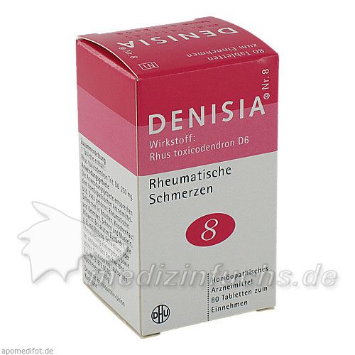 DENISIA 8 rheumatische Schmerzen Tabletten, 80 ST