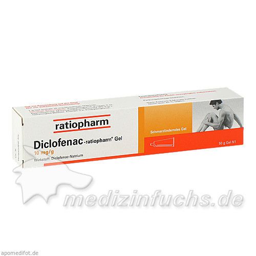 DICLOFENAC ratiopharm Gel, 50 G