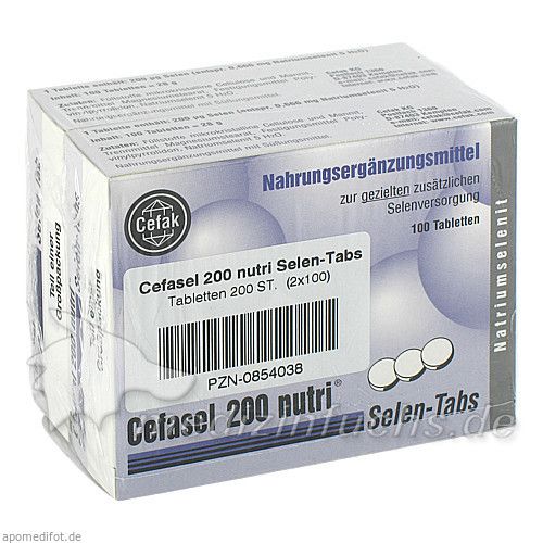 Cefasel 200 nutri Selen-Tabs, 200 ST