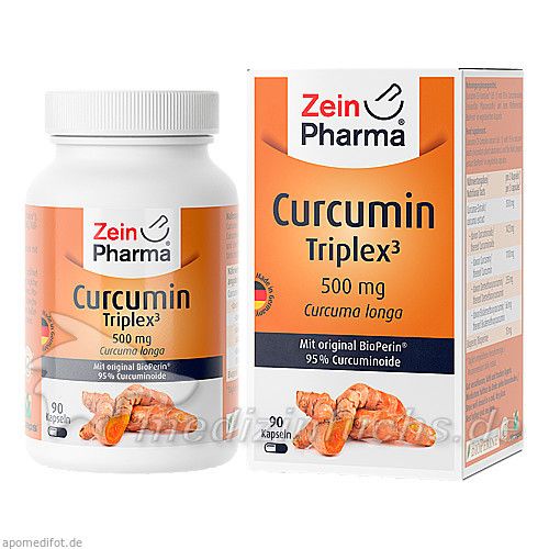 Curcumin Triplex3 500mg pro Kap.95% Curcu.+Bioperi, 90 ST