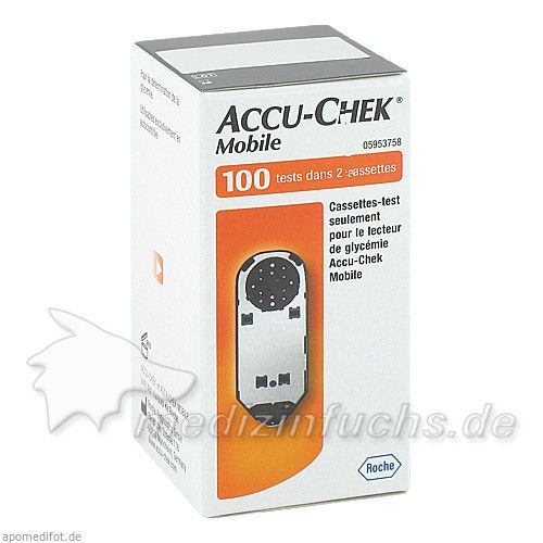 Accu-Chek Mobile Testkassette Plasma II, 100 ST