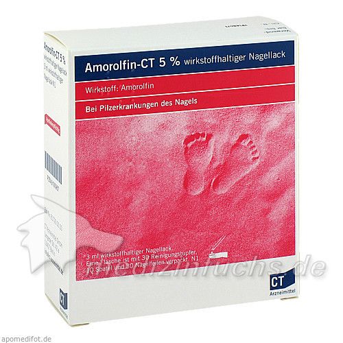 AMOROLFIN-CT 5% wirkstoffhaltiger Nagellack, 3 ML