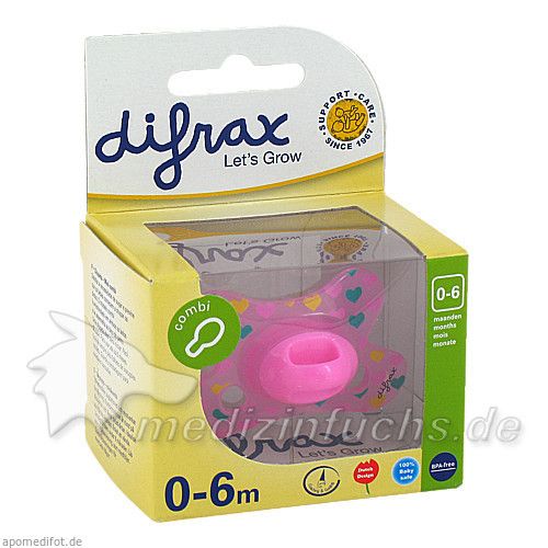 Difrax Schnuller combi 0-6M, 1 ST