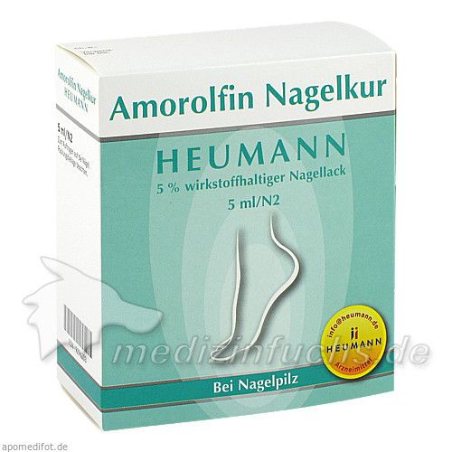 Amorolfin Nagelkur Heumann 5% wirkstoffh.Nagellack, 5 ML