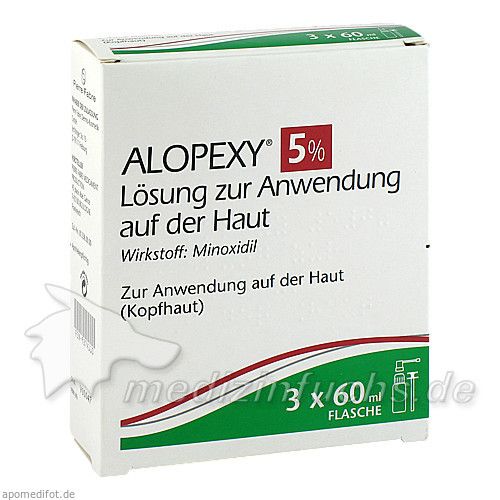 ALOPEXY 5% Lösung zur Anwendung auf der Haut, 3X60 ML