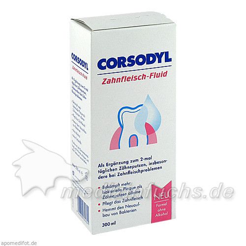 Corsodyl Zahnfleisch-Fluid, 300 ML