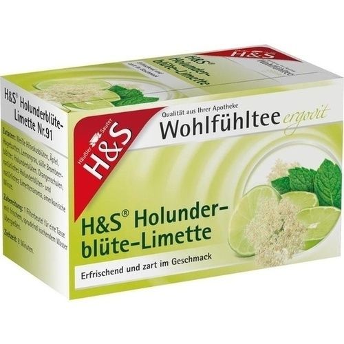 H&S Wohlfühltee Holunderblüte-Limette, 20 ST