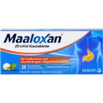 MAALOX 25 mVal Kautabletten 20 St (артикул 246505) 