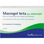 MACROGOL beta plus Elektrolyte Plv.z.H.e.L.z.Einn. 10 St (артикул 9247021) 