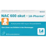NAC 600 akut-1A Pharma Brausetabletten 6 St (артикул 562749) 