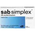 SAB simplex 240 mg Weichkapseln 20 St (артикул 9422553) 