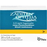 ZALERG ophtha sine Augentr.Einzeldosispipetten 20 St (артикул 8769214) 